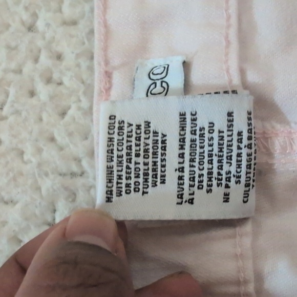 Jones & Co | Light Pink Women's Shorts Cotton Blend - Picture 14 of 14
